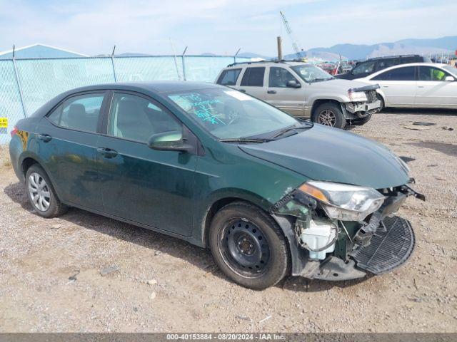  Salvage Toyota Corolla