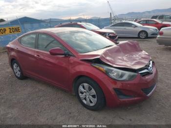  Salvage Hyundai ELANTRA