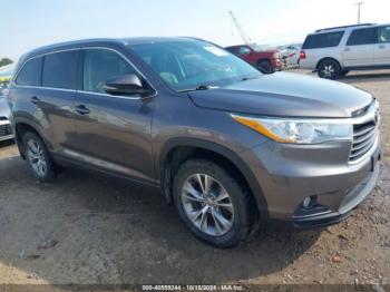  Salvage Toyota Highlander