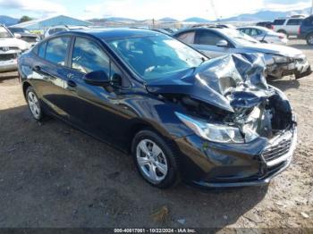  Salvage Chevrolet Cruze