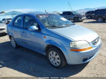  Salvage Chevrolet Aveo