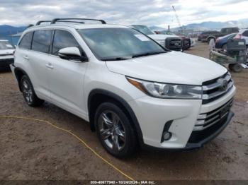  Salvage Toyota Highlander