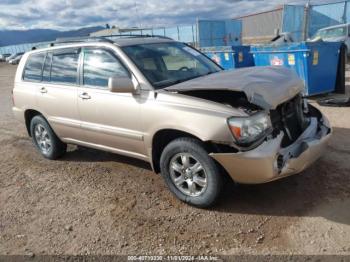  Salvage Toyota Highlander