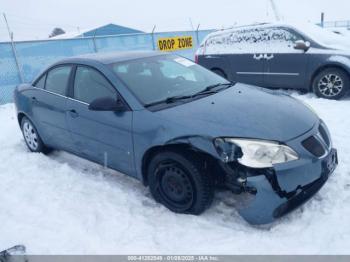  Salvage Pontiac G6