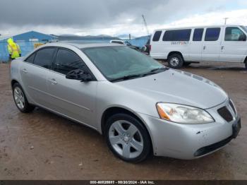 Salvage Pontiac G6