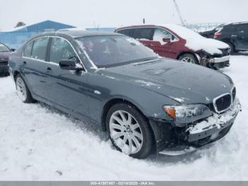  Salvage BMW 7 Series