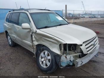 Salvage Toyota Highlander