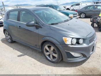  Salvage Chevrolet Sonic
