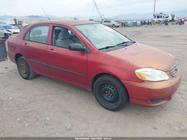  Salvage Toyota Corolla