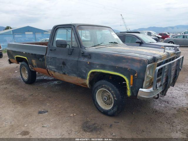  Salvage Chevrolet K10 Cab & Chassis 4w