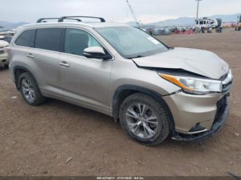  Salvage Toyota Highlander