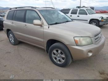  Salvage Toyota Highlander