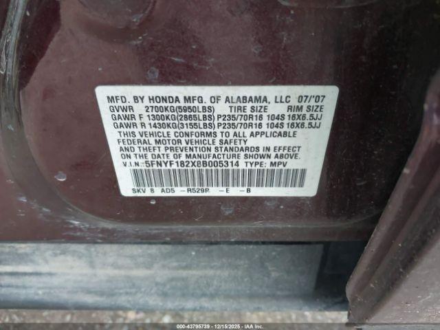 Honda Pilot Vp Image 8