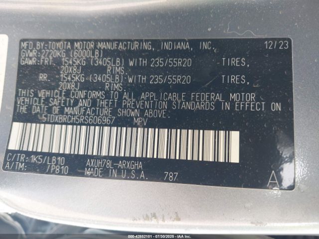 Toyota Highlander Limited Image 15