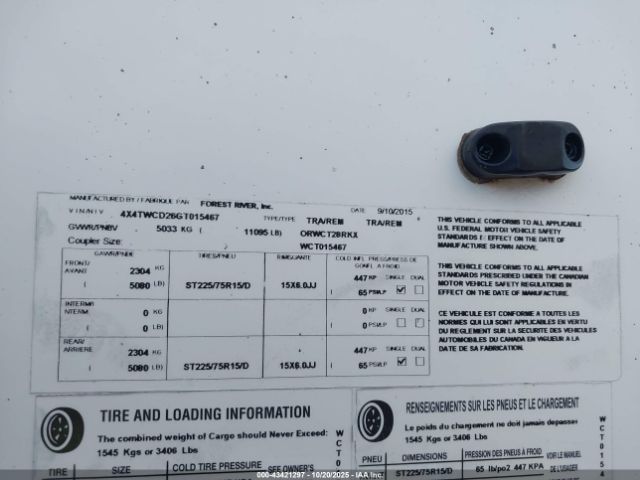 Forest River Wildcat Image 8