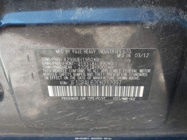 Subaru Impreza 2.0i Sport Premium Image 4