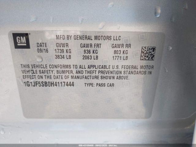 Chevrolet Sonic Premier Auto Image 19