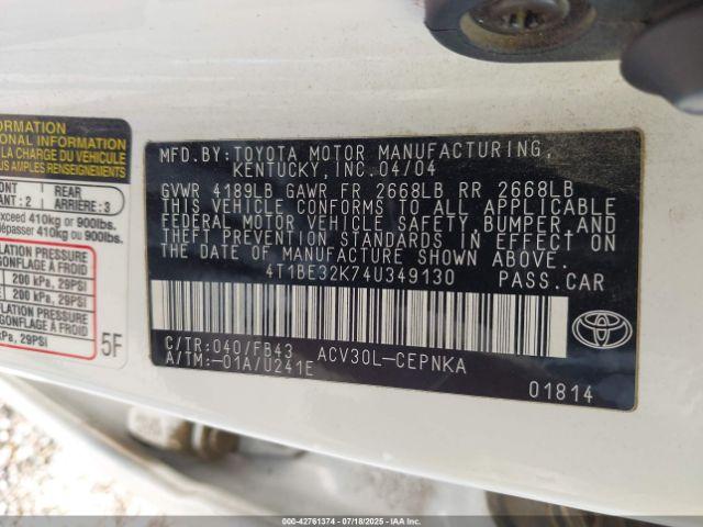 Toyota Camry Le Image 4