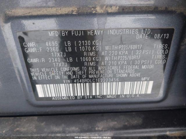 Subaru Outback 3.6r Limited Image 8