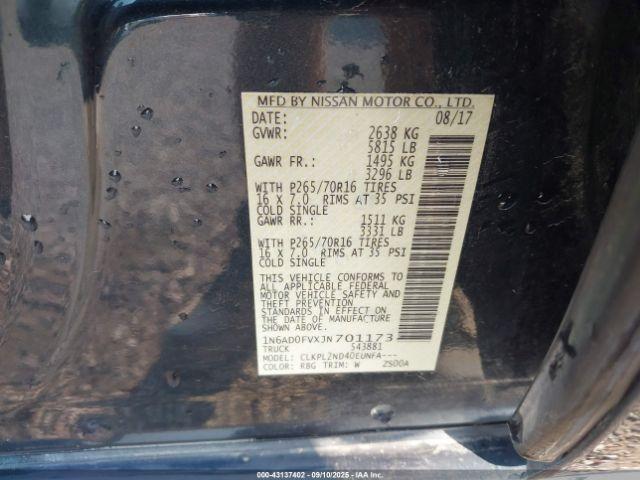 Nissan Frontier Sv Image 10