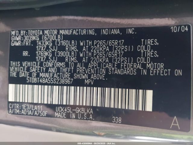 Toyota Sequoia Limited V8 Image 11