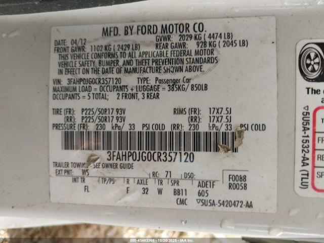 Ford Fusion Sel Image 7